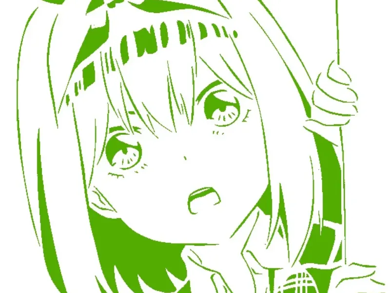 Yotsuba Nakano stencil 2