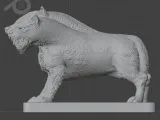 Cerberus Statue STL-4
