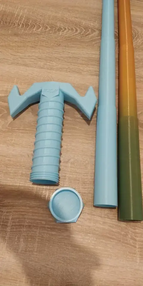 Складной меч - Épée dépliable - Без опоры - V1
