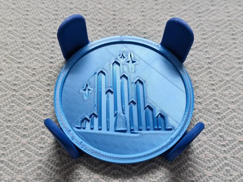 Sous-verre du Magicien d'Oz - Cité d'émeraude avec support (6 pièces)