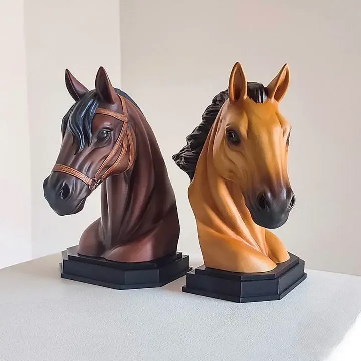 horse heads with base
