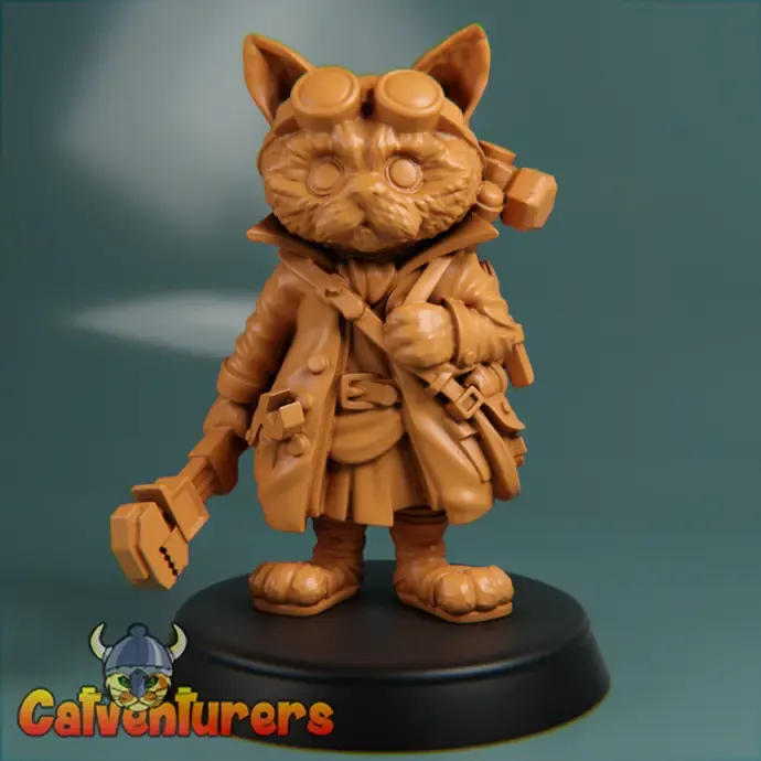 ギズモ・ギアクロー - 発明家の猫