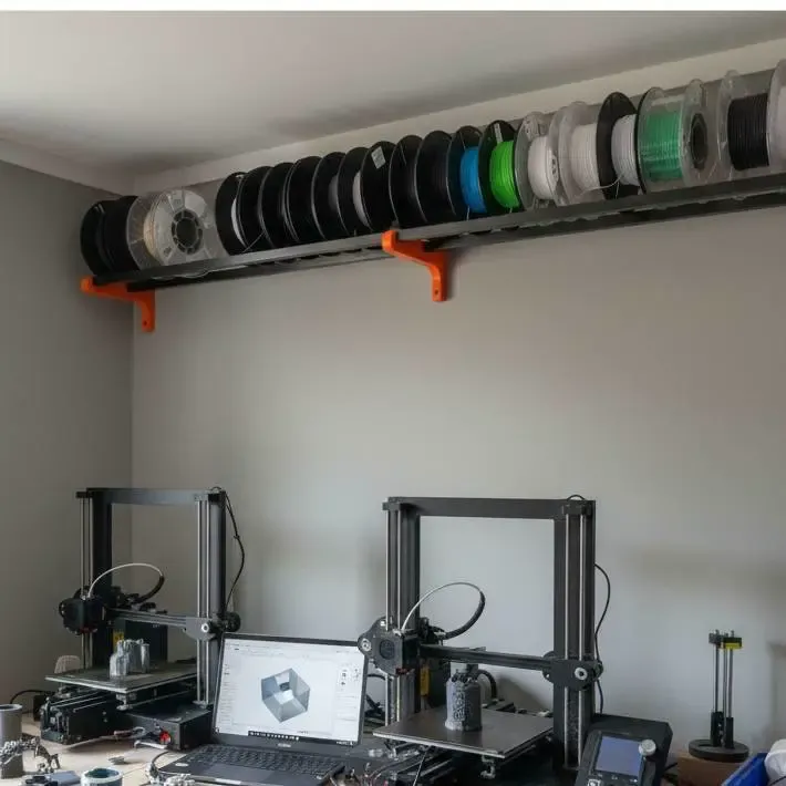 WALL SPOOL RACK