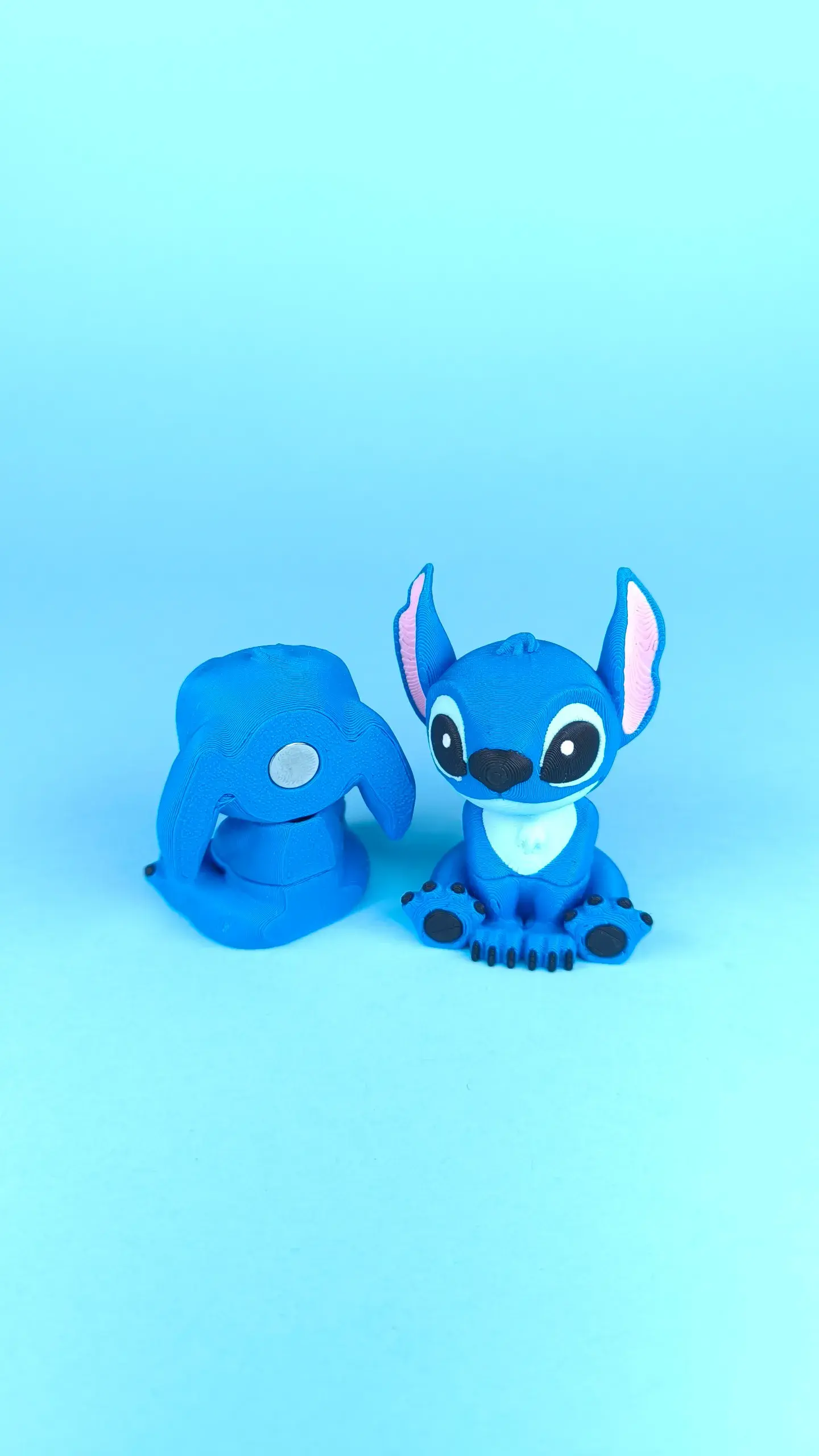 Cute Flexi Stitch (Toy, Keychain & Magnet), Lilo & Stitch