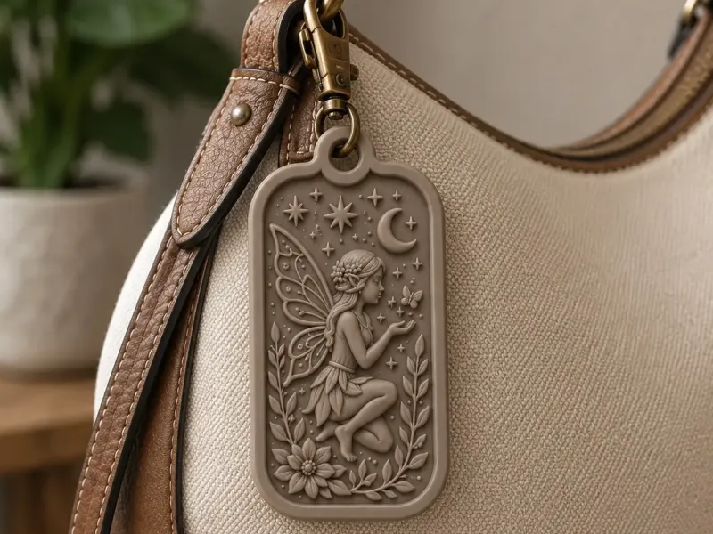 Tag decorativo para bolso – Hada Mágica