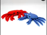Articulated Crab with Sandy Base - multicolor - no supports-1