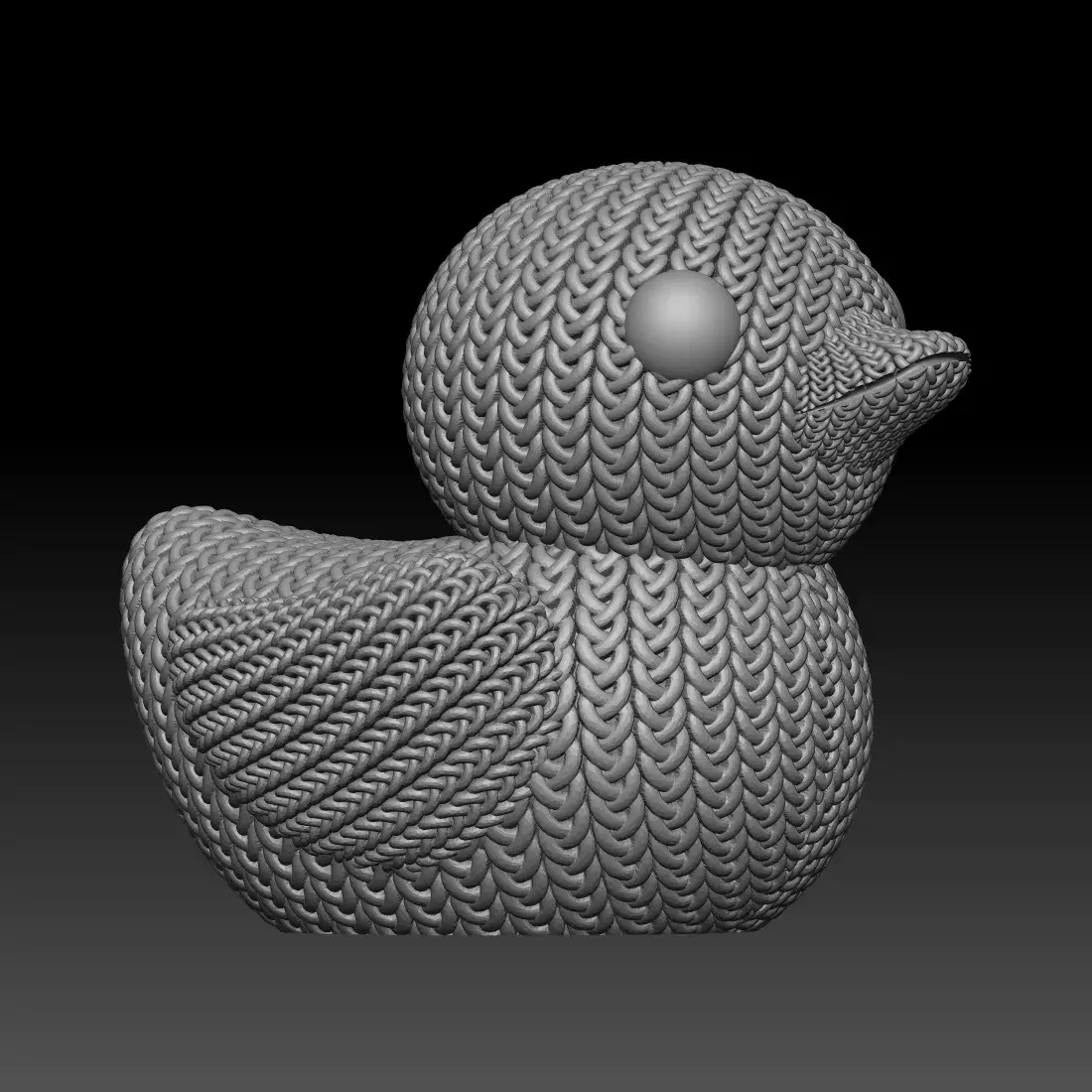 Knitted Duck