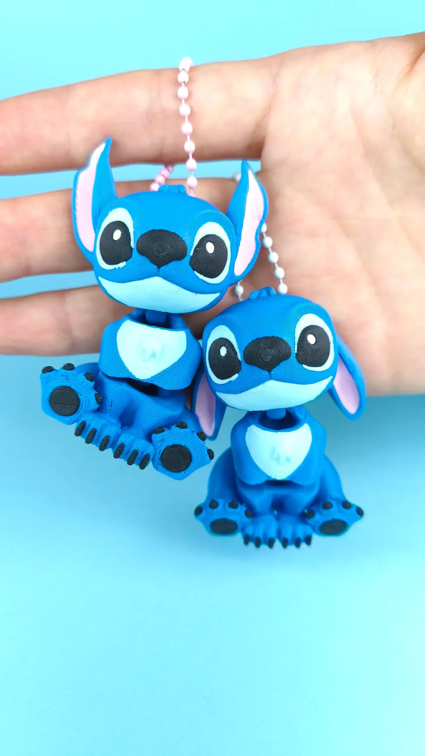 Cute Flexi Stitch (Toy, Keychain & Magnet), Lilo & Stitch