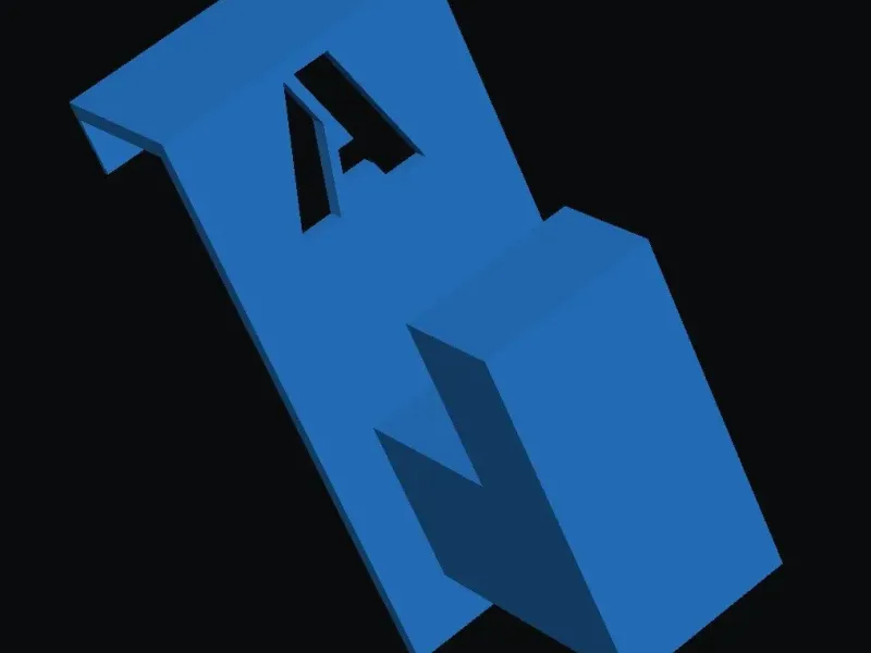 Shower robe hook-with letter A