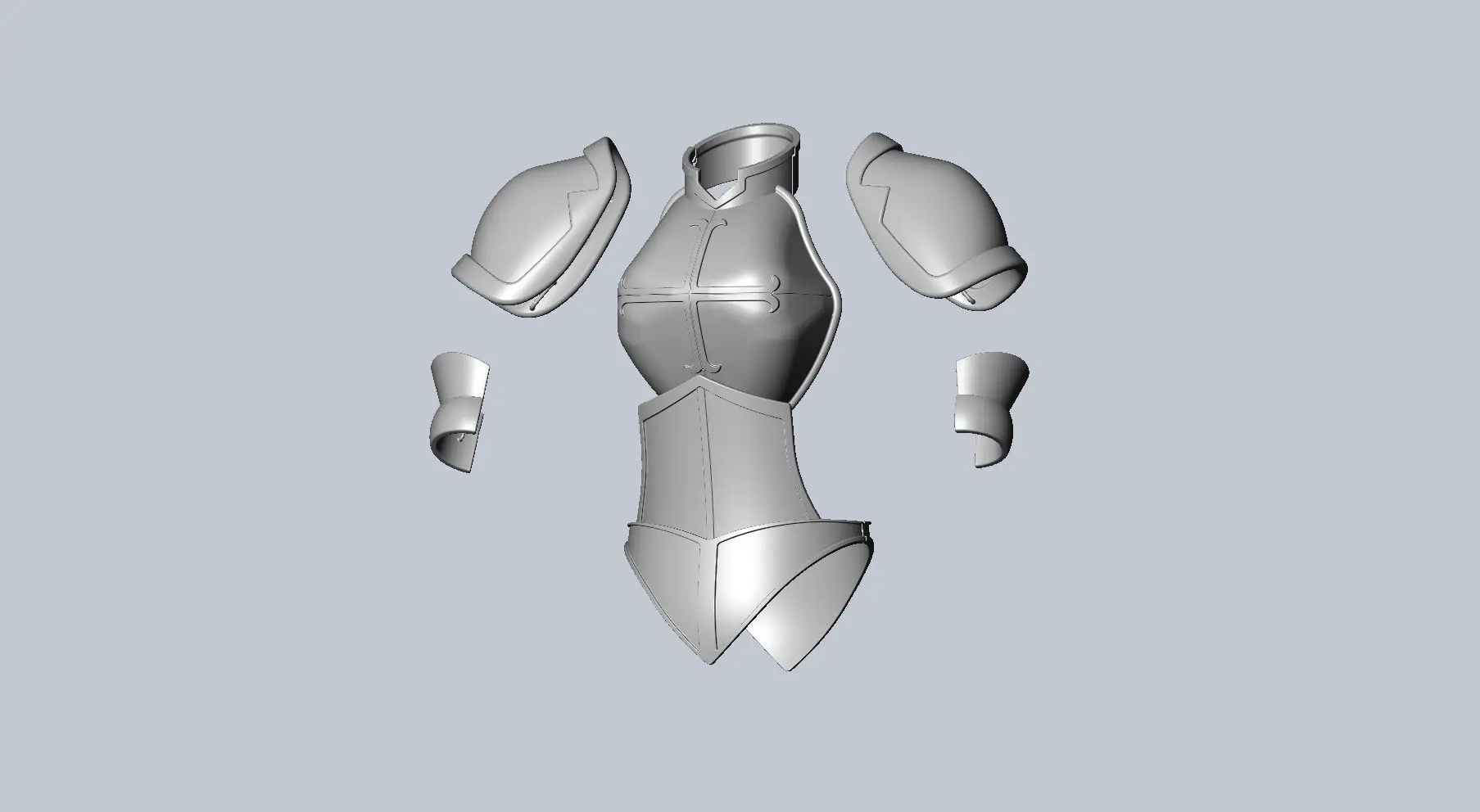 Fairy Tail Erza Scarlet Heart Kreuz Armor Set