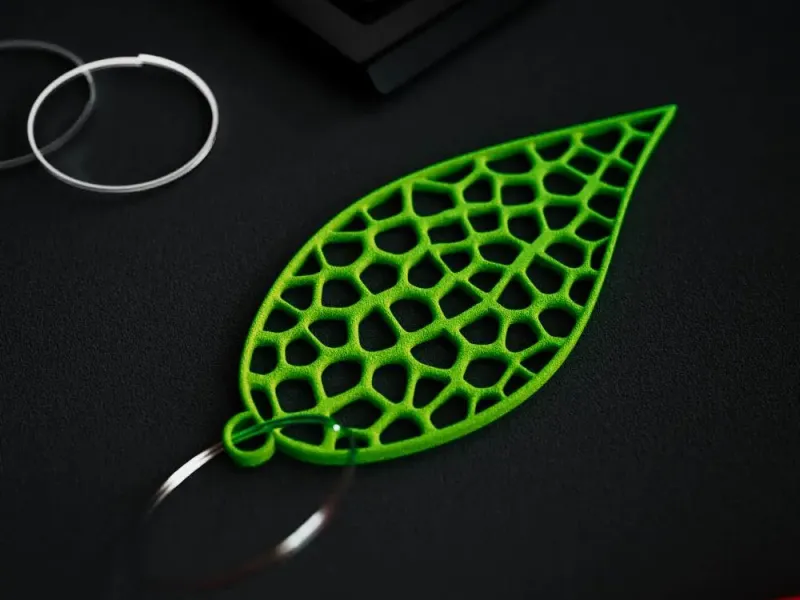 3D Printable Abstract Leaf Key Organizer | Keychain