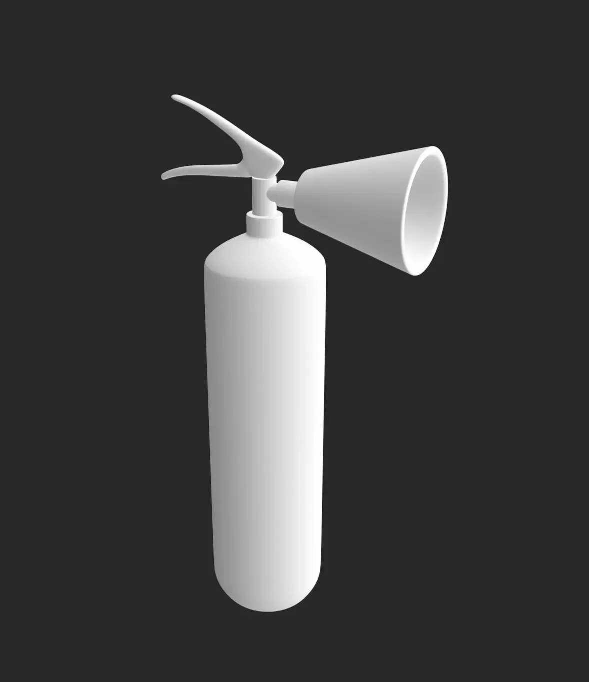 FIRE EXTINGUISHER WITH BRACING