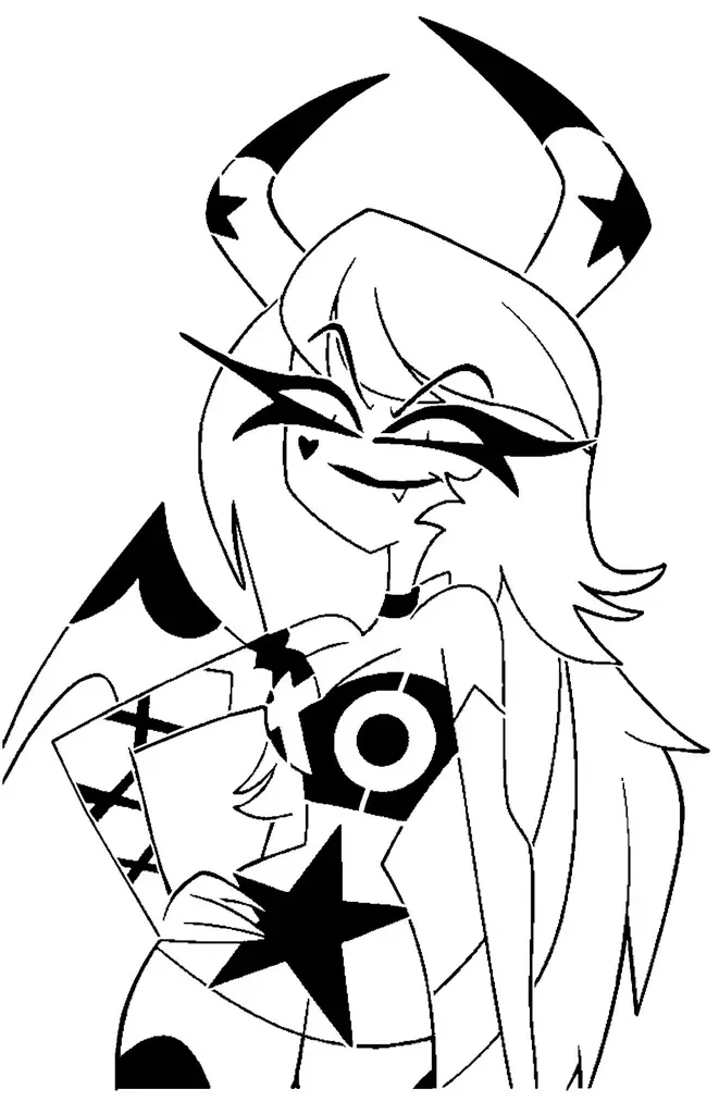 Verosika Mayday stencil