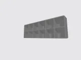 set box with compartments, thk 3mm, in size 40x40mm-3