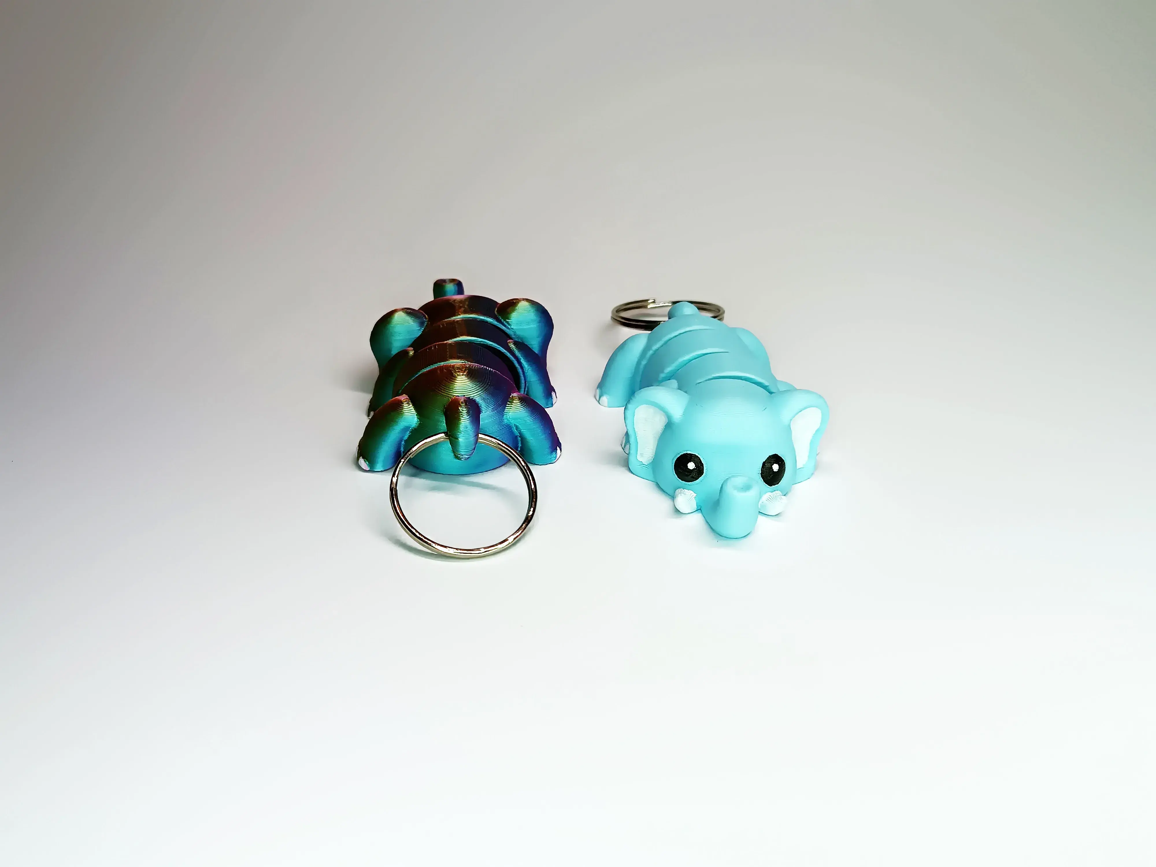 Cute Flexi Pets Elephant (Keychain & Magnet)