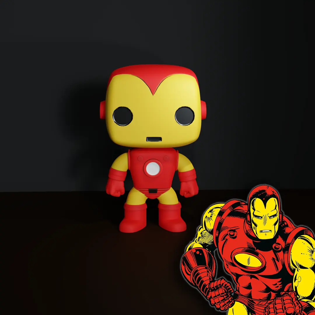 IRON MAN CLASSIC FUNKO POP FIGURE 04