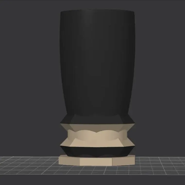 Toothbrush goblet deco