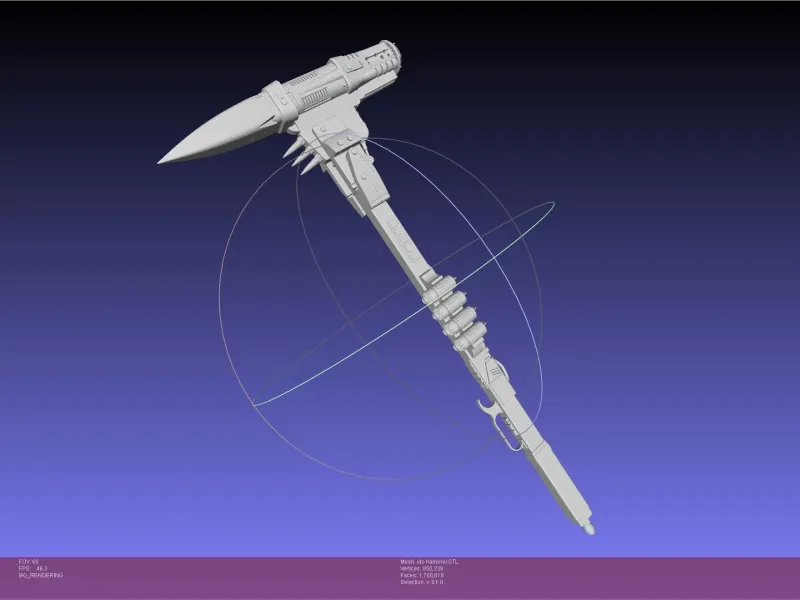Battle Angel Alita Dr Ido Rocket Hammer Printable Assembly