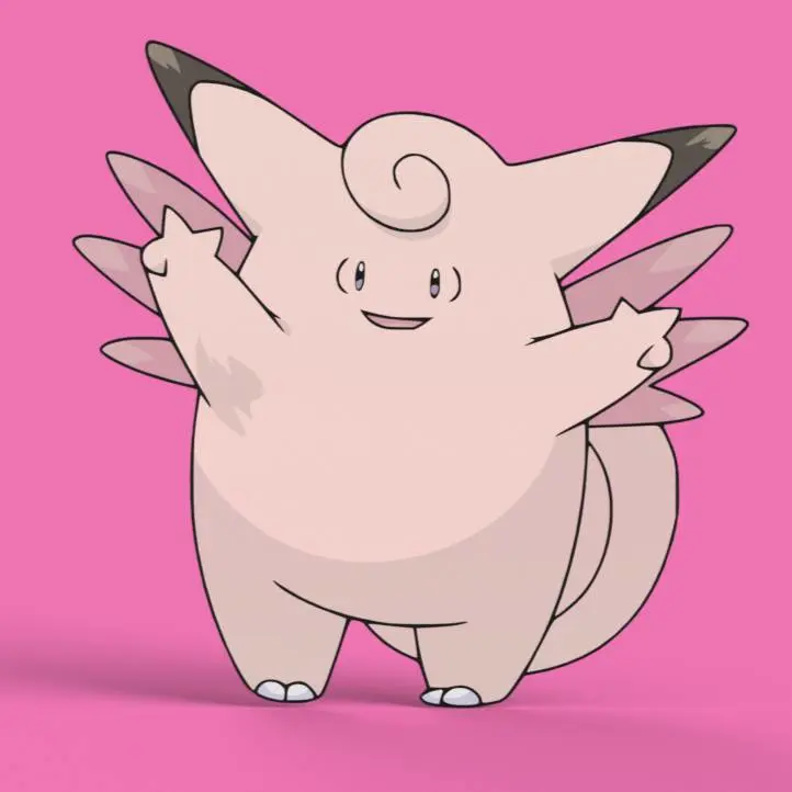 Clefable Wall Art