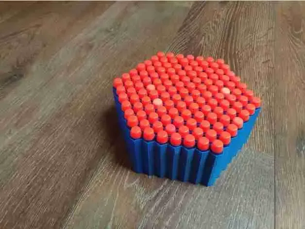 La caja colmena de dardos nerf
