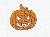 Flexi Jack-o'-lantern keychain-0