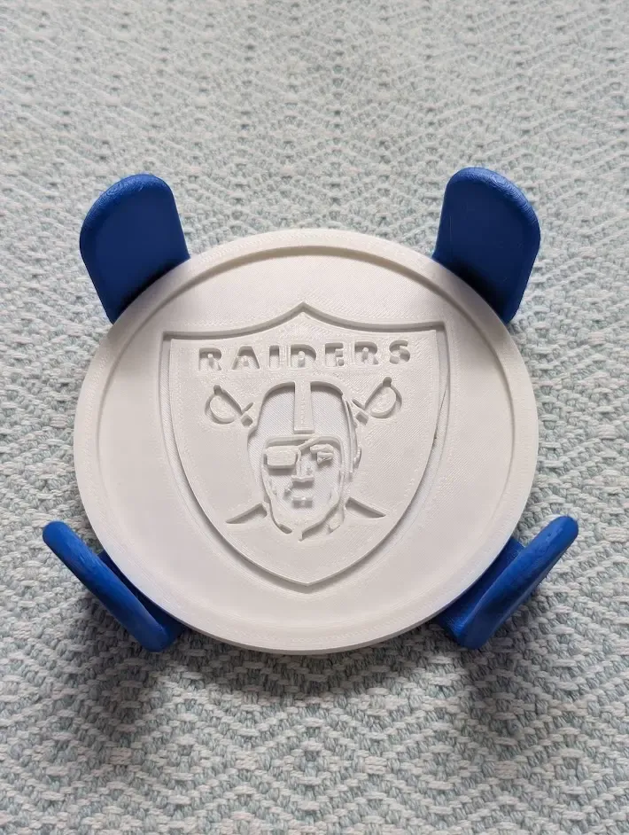 Las Vegas Raiders Coaster w/holder (holds 6)