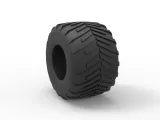 Monster Jam tire 23 Scale 1:25-7