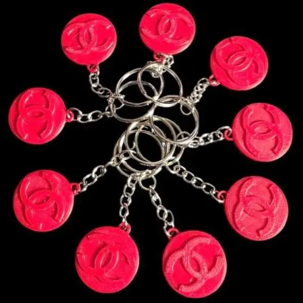 Porte-clefs Chacha rouge