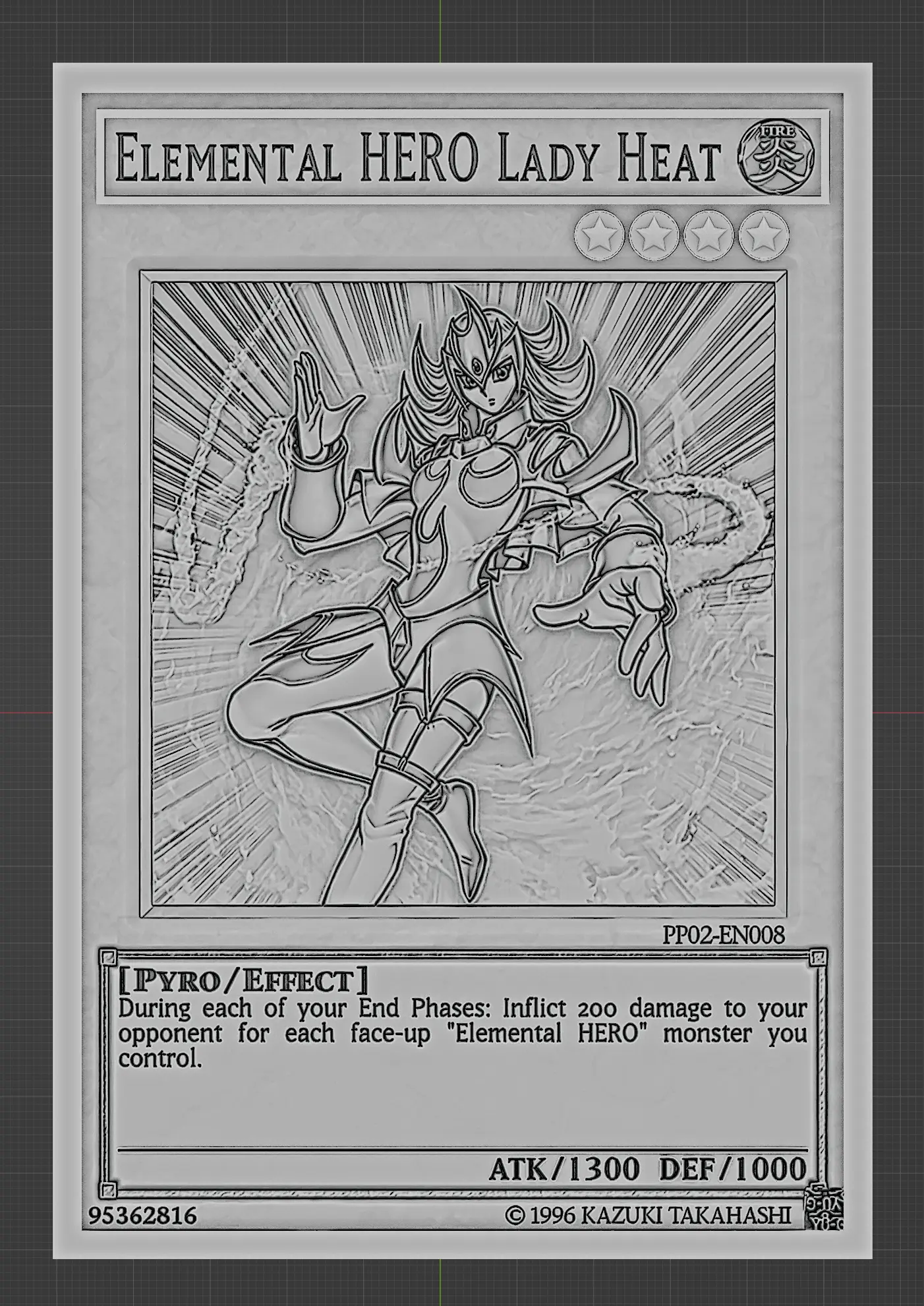 elemental hero lady heat - yugioh