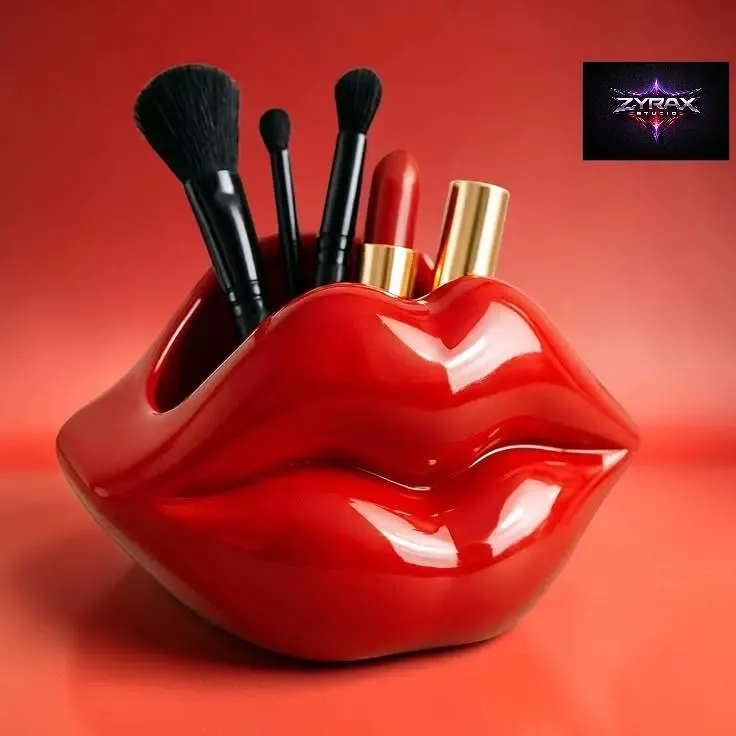 リップオーガナイザー STL セクシーリップコンテナ メイクアップホルダー 3D