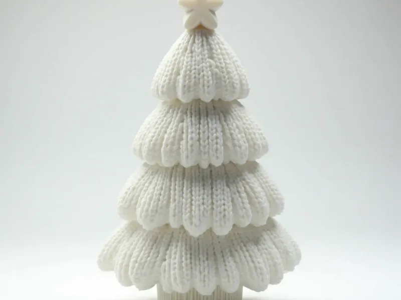 Xempiaaz Série de Noël - Sapin de Noël tricoté