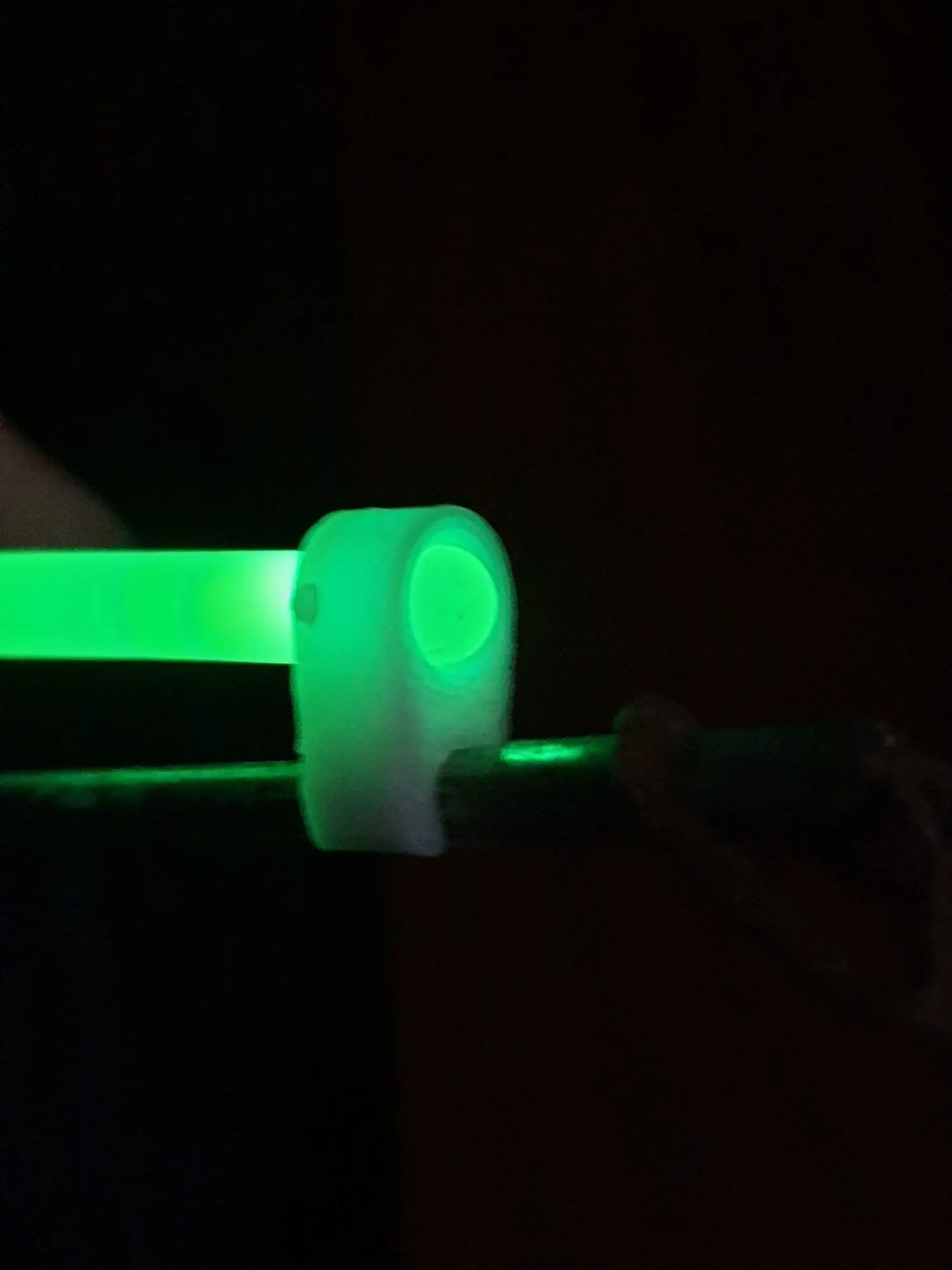 Glow Stick Clip for Fishing Rod
