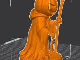 Grim Pumpkin King Statue-3