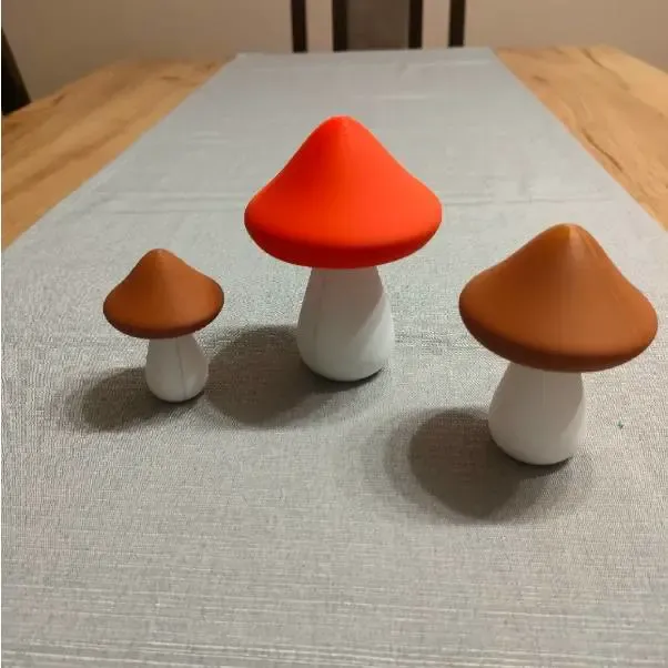 Autumn Mushroom Decoration – Two-Part Printable Model