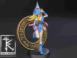 MODELLO DI STAMPA 3D DELLA RAGAZZA MAGO OSCURO YUGIOH-5