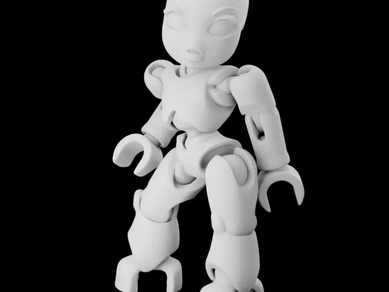 Articulated Girl Model