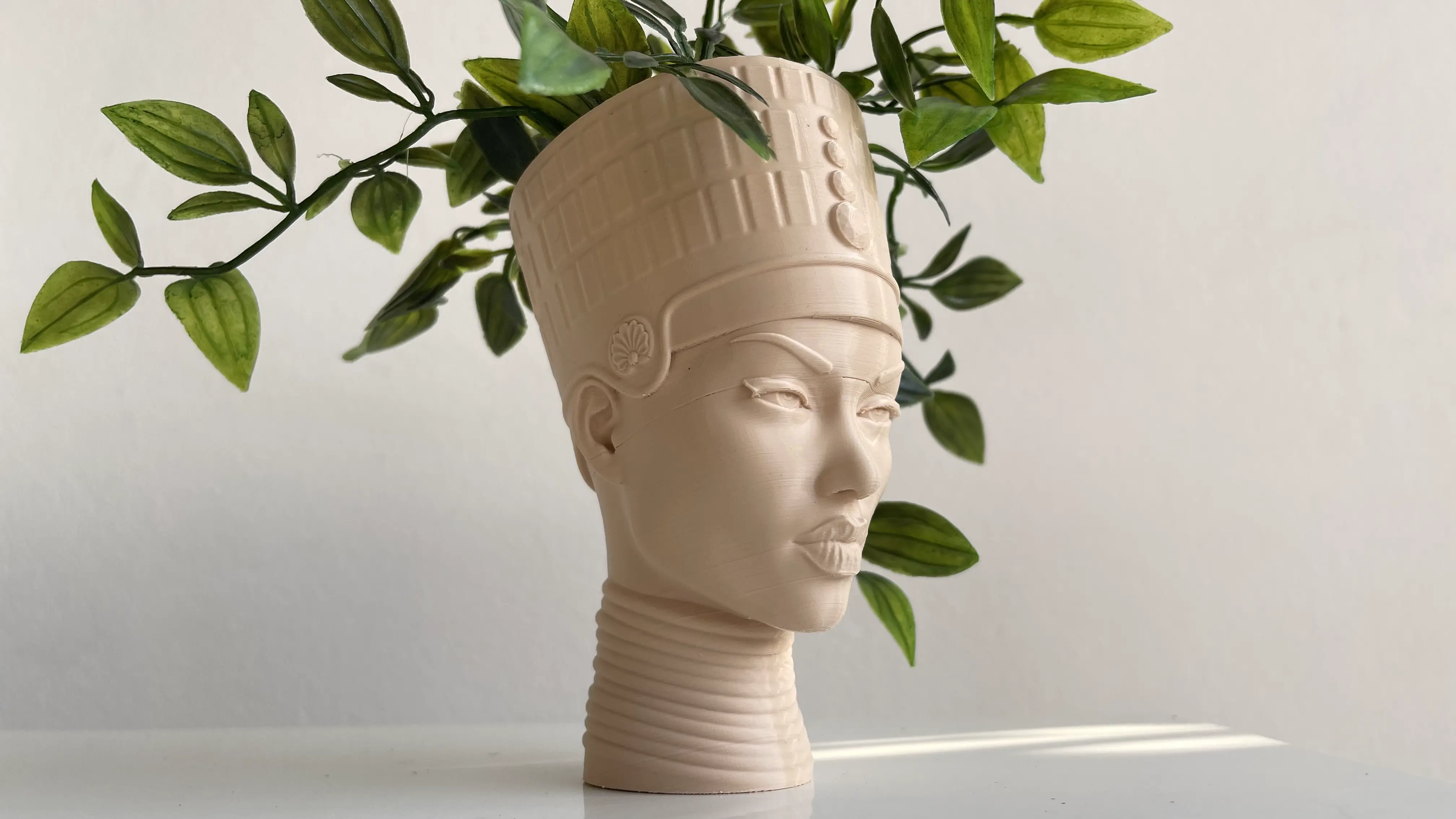EGYPTIAN FLOWER POT,VASE-NO SUPPORTS-NO RAFTS
