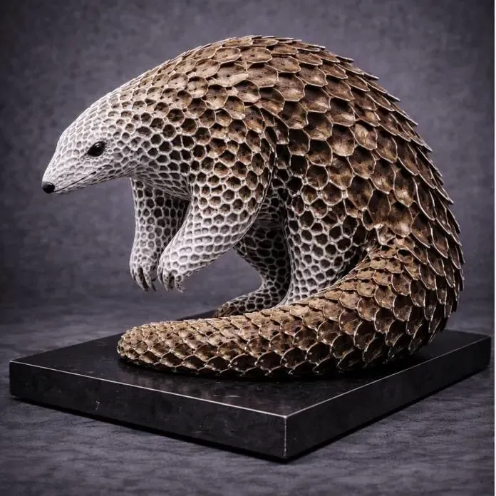 Schuppentier, Hexa Skulpture