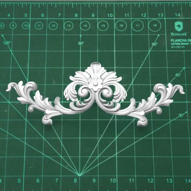 Moldura decorativa para madera 7 (Pattern decor design)