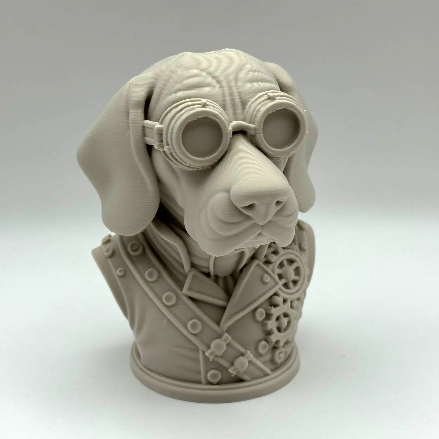 Steampunk Beagle Bust