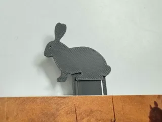 Rabbit bookmark