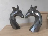 Giraffe Heart Lowpoly Low poly-0