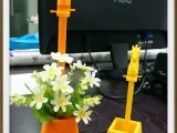 Morin khuur flower pot (Horse head fiddle flower pot)-0