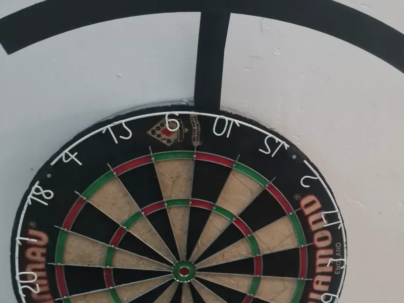 dart board light holder for led strip