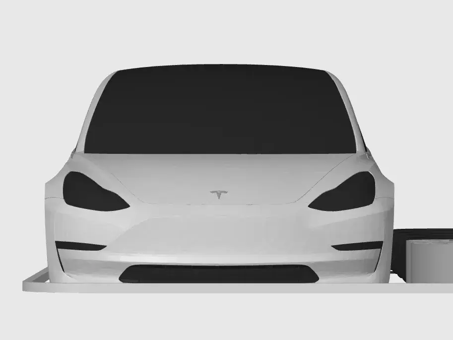 Tesla Model 3 Kit Card (1:24 scale)