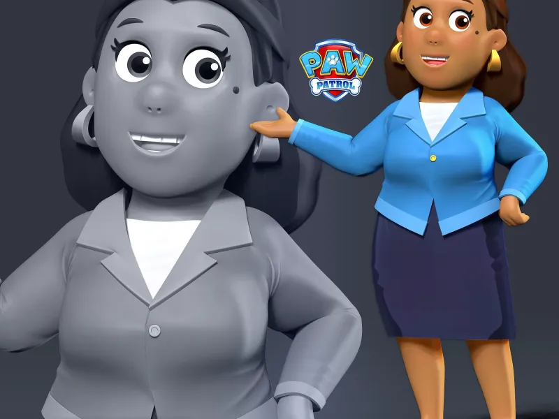 Mayor Goodway - Paw Patrol Fanart