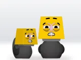 Sprunki OC Panic STL file 3D Model Duck Fanart-0