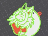 Wolfie Keychain.-0
