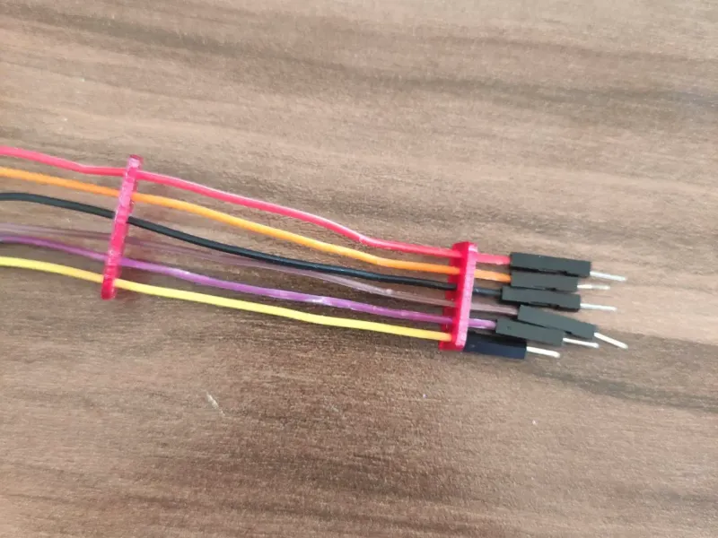 Arduino jumper cable keeper