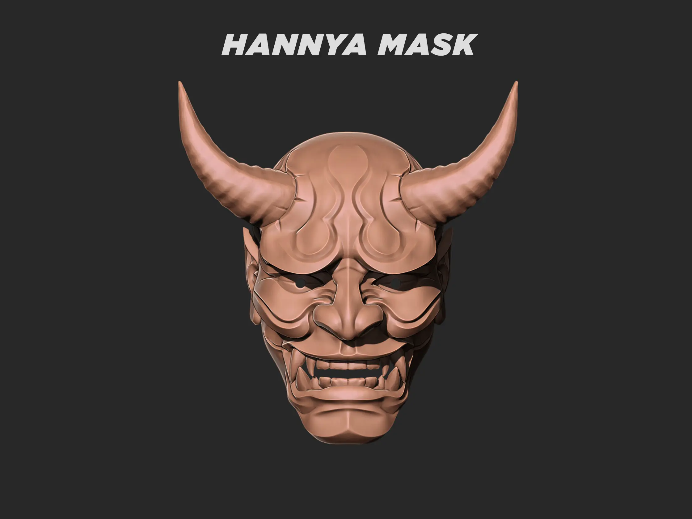 Hannya Mask 3d Print Model | 3D Models Download | Creality Cloud